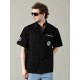POLOKOŠILE (TRIČKO S LÍMEČKEM) ČERNÉ - ČZ MOTORCYCLES - (UNISEX)